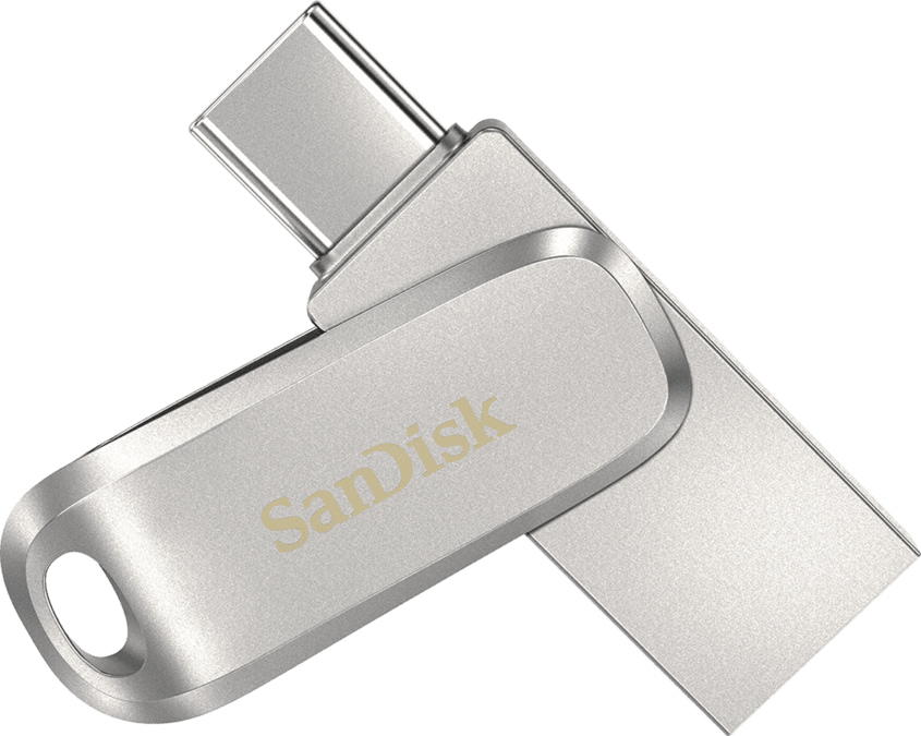 

Флешка 1Tb USB 3.1/USB Type-C Sandisk Ultra Dual Drive Luxe, серебристый (SDDDC4-1T00-G46), Dual Drive Luxe