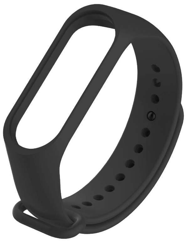 

Ремешок DF для Xiaomi Mi Band 2, силикон, черный (xiClassicband-03)