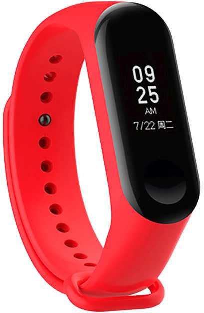 

Ремешок DF для Xiaomi Mi Band 3/Mi Band 4, силикон, розовый (xiClassicband-02)