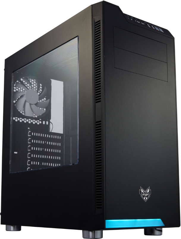 

Корпус FSP CMT240, ATX, mATX, Mini-ITX, Midi-Tower, 2xUSB 3.0, черный, Без БП (CMT240), CMT240
