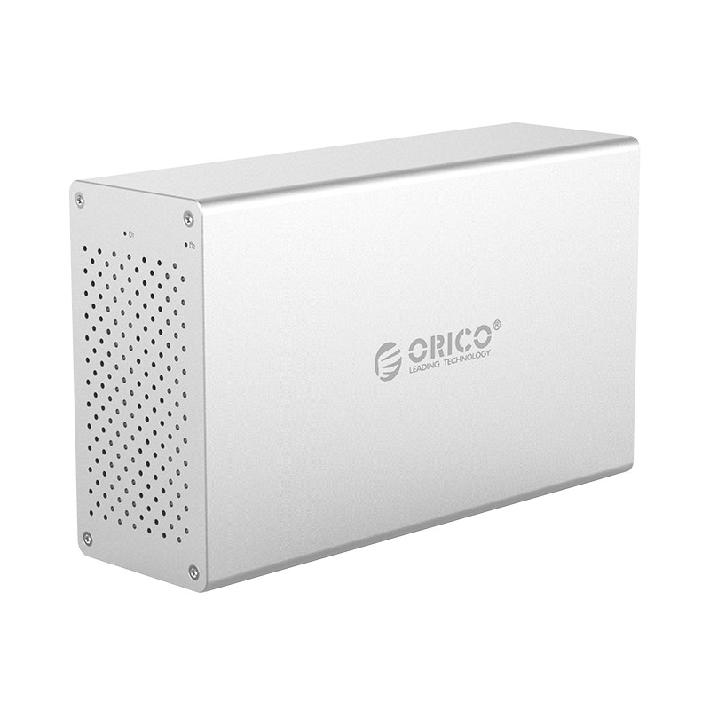Док-станция Orico WS200C3, 2x3.5", серебристый