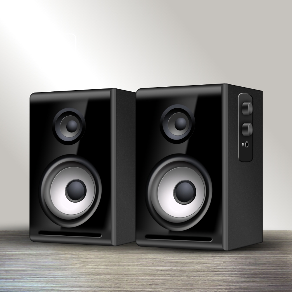 

Акустика 2.0 Ginnzu GM-101, 12W, черный (GM-101), GM-101
