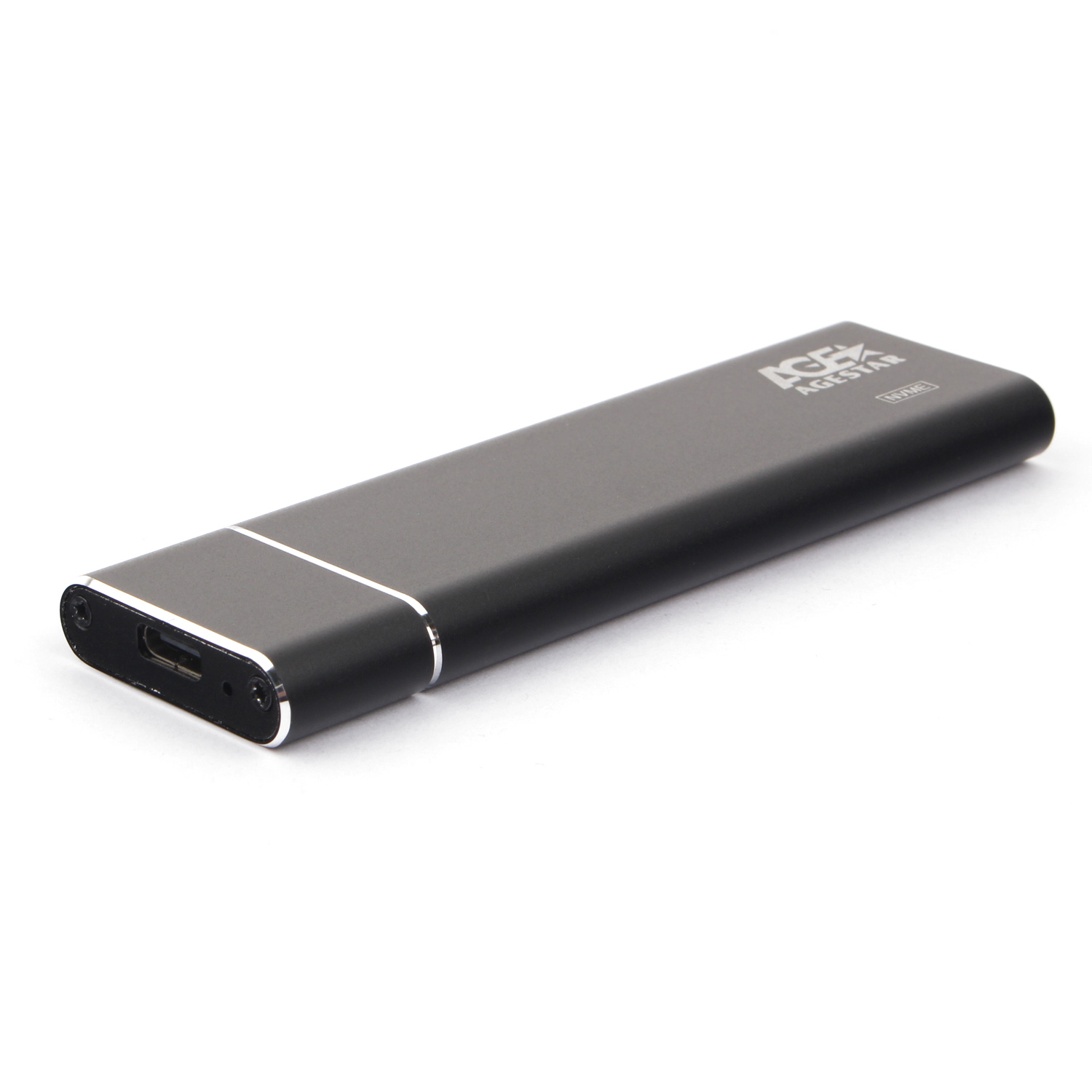 Внешний бокс AgeStar 31UBNV5C, 1xM.2 USB 3.1 Type-C, черный (31UBNV5C (BLACK))