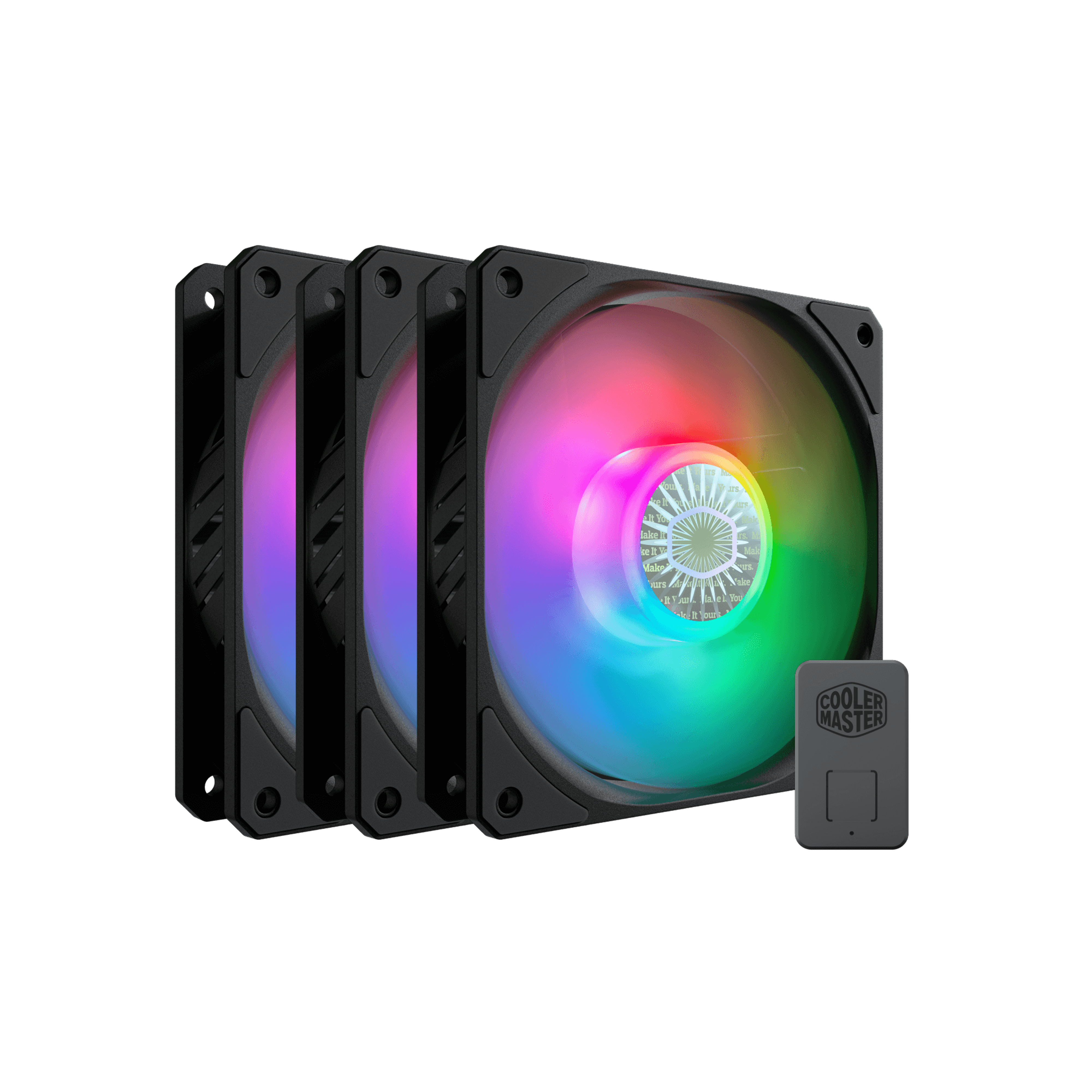 

Комплект вентиляторов Cooler Master MASTERFAN SICKLEFLOW, 120 мм, 1800rpm, 27 дБ, 4-pin PWM, 3шт, ARGB (MFX-B2DN-183PA-R1), MASTERFAN SICKLEFLOW