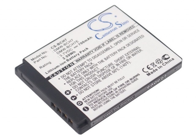 Аккумулятор CameronSino DMW-BCH7, DMW-BCH7E/PVB-745, 700mAh для Panasonic Lumix DMC-FP/FT/TS (P105.00089)