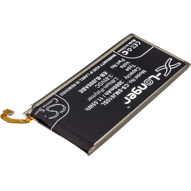 

Аккумулятор CameronSino CS-SMJ610SL для Samsung Galaxy A6 2018/Galaxy J6 2018/SM-J60, Li-Pol, 3000mAh, 3.85V (P104.01535), CS-SMJ610SL