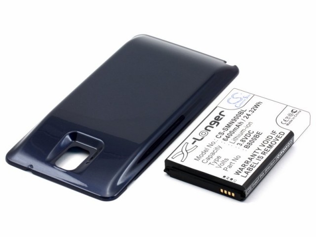 

Аккумулятор CameronSino CS-SMN900BL для Samsung Galaxy Note 3, Li-Ion, 6400mAh, 3.8V, синий (P104.01401), CS-SMN900BL