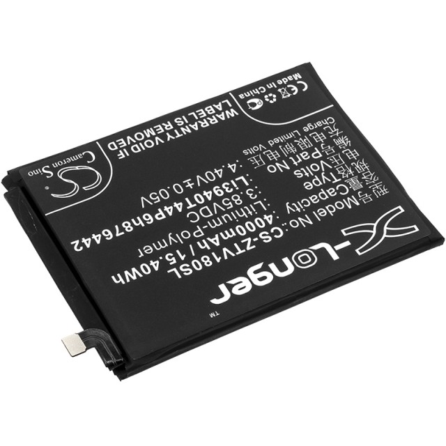 

Аккумулятор CameronSino CS-ZTV180S для ZTE Nubia V18, Li-Pol, 4000mAh, 3.85V (P104.01509), CS-ZTV180S