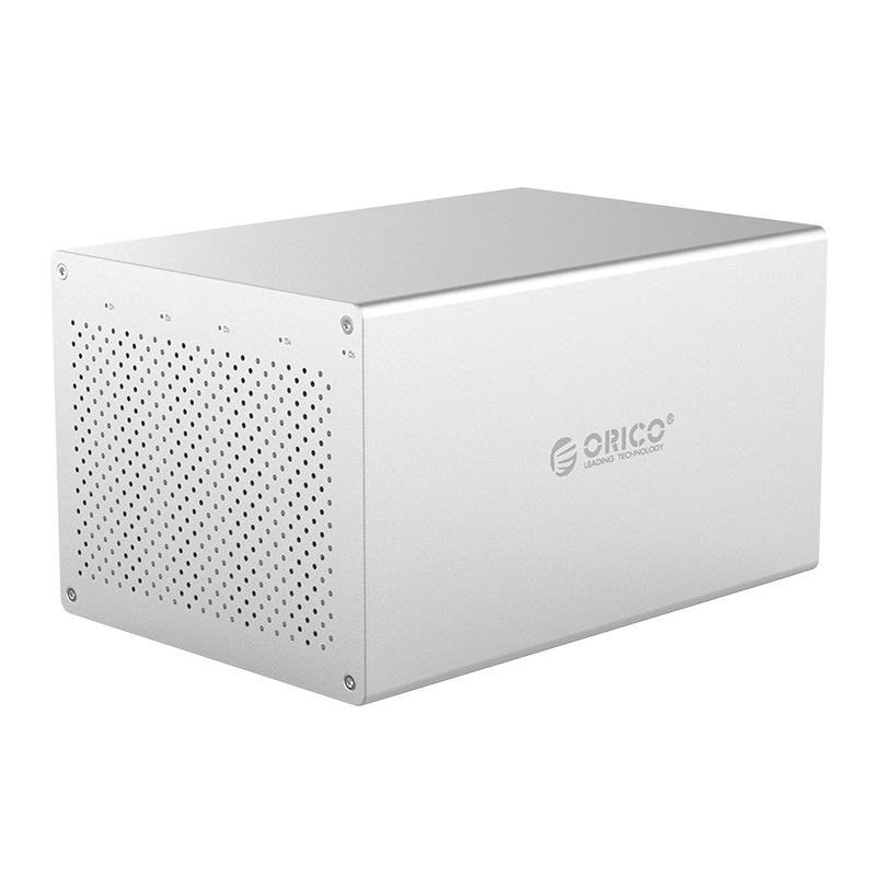 

Док-станция Orico WS500RC3-SV, 5x3.5" USB Type-C, серебристый, WS500RC3-SV