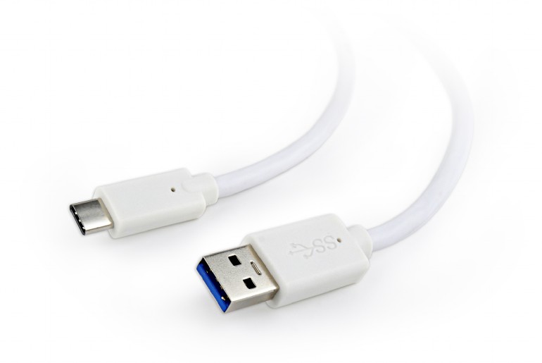 

Кабель USB3.0(Am)-USBType-C, Gembird/Cablexpert, 1.8м, белый (CCP-USB3-AMCM-6-W)