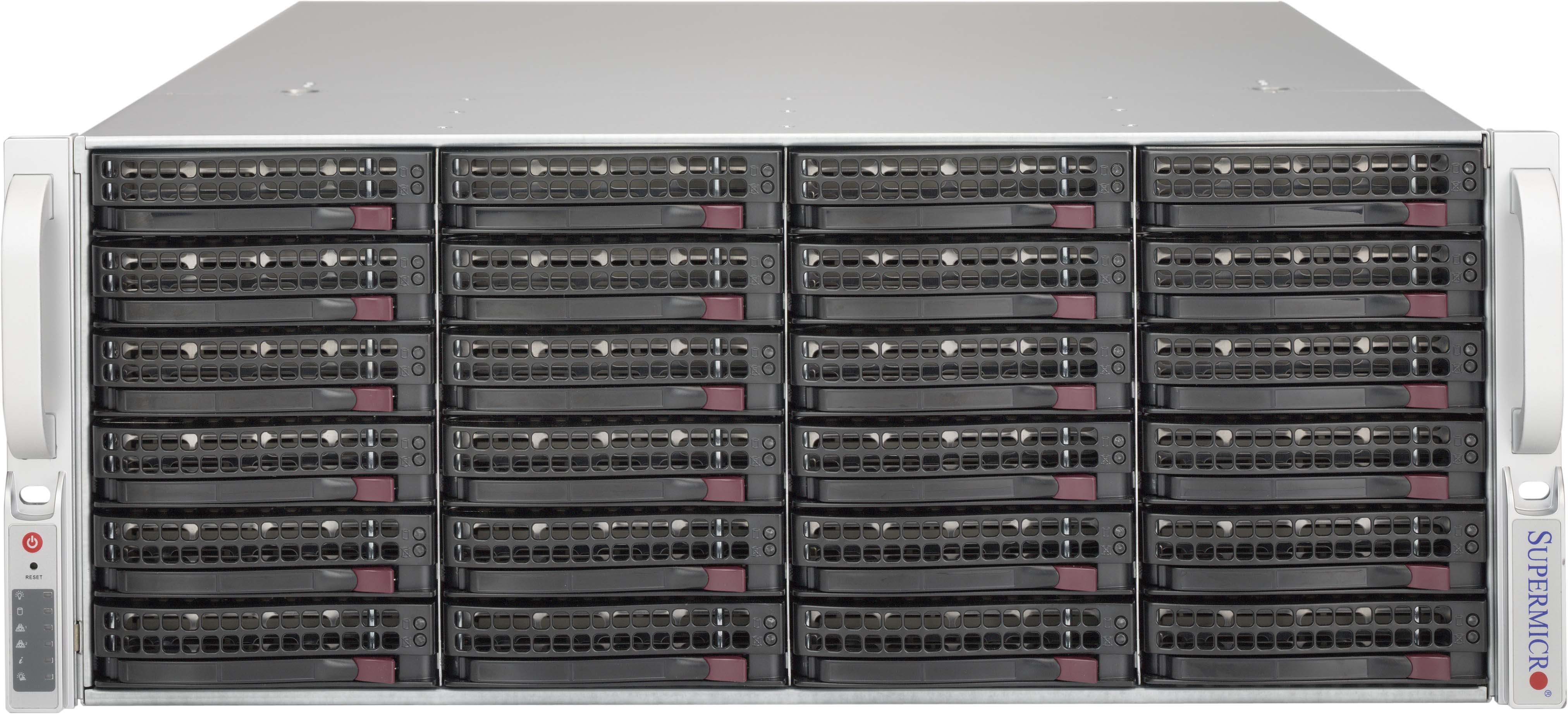

Дисковая полка (DAS) Supermicro 846BE1C-R1K03JBOD, 4U RM, 24x3.5 HS, 4x12Gb SAS (mini-SAS HD), IPMI, Redundant 2x1000Вт (CSE-846BE1C-R1K03JBOD), Черный, 846BE1C-R1K03JBOD