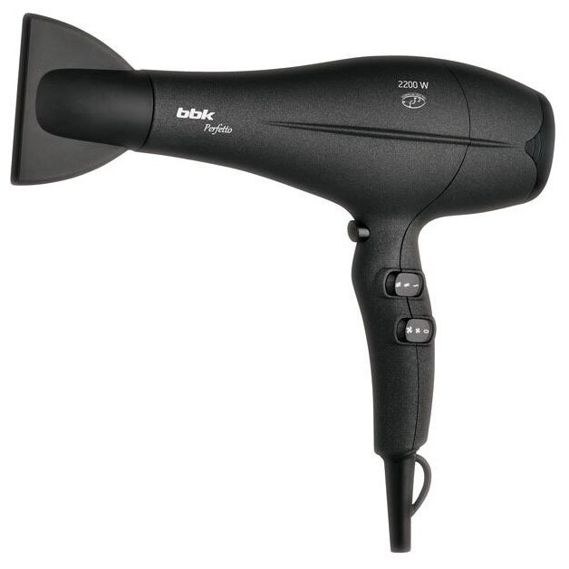 

Фен BBK BHD3227i 2200Вт, 2 режима, черный (BHD3227i (B)), BHD3227i