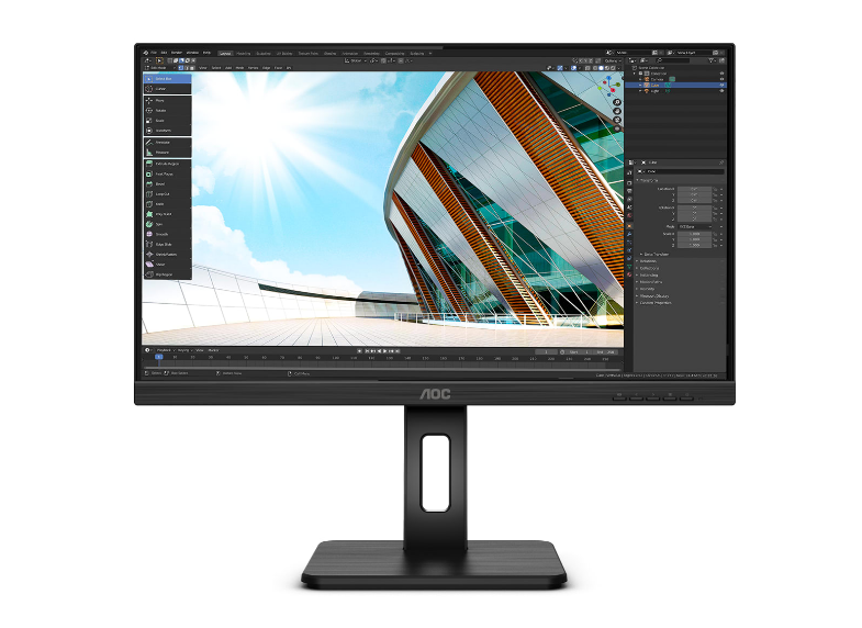 

Монитор 27" AOC U27P2 IPS, 3840x2160 (16:9), 350кд/м2, 4мс, HDMI, DisplayPort, USB-Hub, черный, U27P2