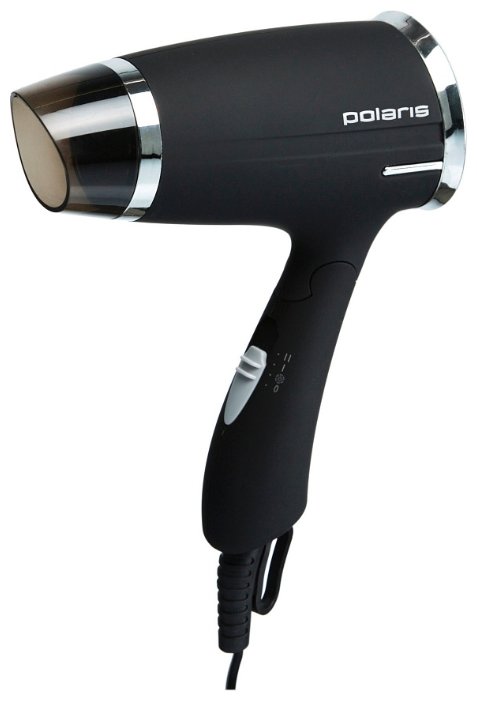 

Фен Polaris PHD 1464T 1400Вт, 2 режима, петля для подвешивания, черный (PHD 1464T), PHD 1464T
