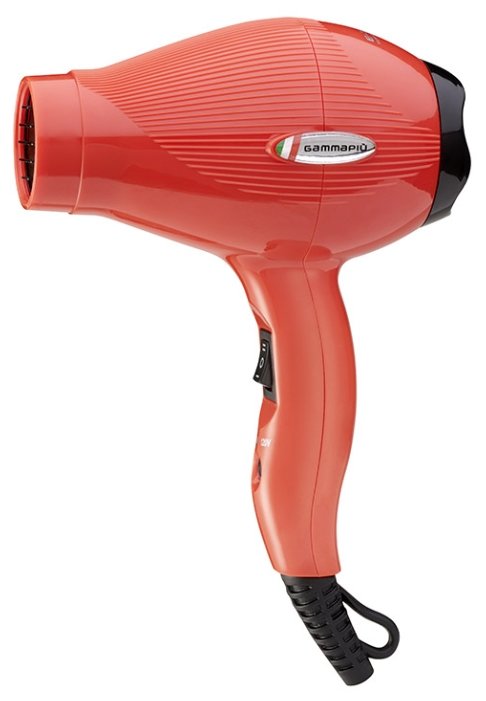 

Фен GAMMA Piu E-T.C. MINI 1200Вт, 2 режима, петля для подвешивания, черный (113), Piu E-T.C. MINI