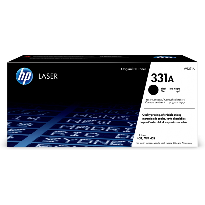

Картридж лазерный HP 331A/W1331A, черный, 5000 страниц, оригинальный для HP Laser 408dn/MFP 432fdn, 331A