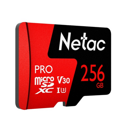 Карта памяти microSDXC Netac, 256Gb, Class 10