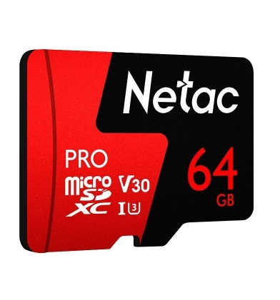 Карта памяти 64Gb microSDXC Netac P500 Extreme Pro Class 10 UHS-I U3