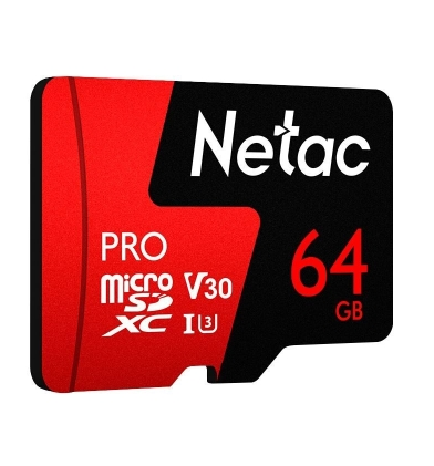 Карта памяти microSDXC Netac 64Gb Class 10 UHS-I U3