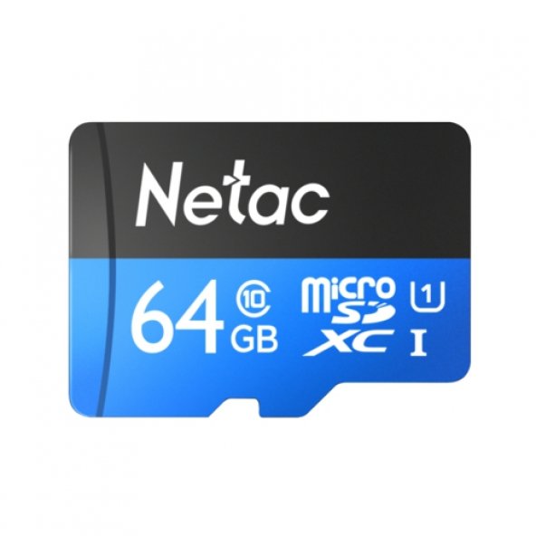 Карта памяти 64Gb microSDXC Netac P500 Standard Class 10 UHS-I U1 адаптер 41000₽