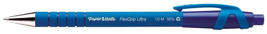 

Ручка шариковая автомат Paper Mate FlexGrip Ultra, синий, прорезиненный, FlexGrip Ultra