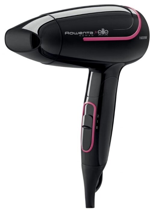 

Фен Rowenta CV 3312 1600Вт, 2 режима, 1.8м, петля для подвешивания, черный (CV3312F0), CV 3312