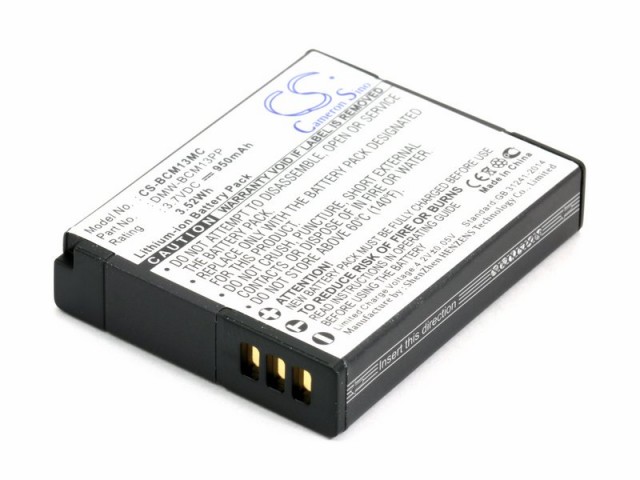 

Аккумулятор CameronSino CS-BCM13MC, 950mAh, 3.7V для Panasonic DMW-BCM13, DMW-BCM13E (P105.00139), CS-BCM13MC