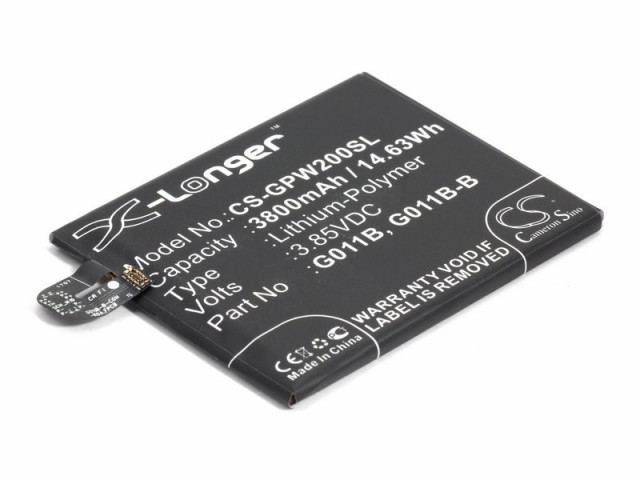 

Аккумулятор CameronSino CS-GPW200SL для Google Pixel 2 XL (G011B-B), Li-Pol, 3800mAh, 3.8V (P104.00940), CS-GPW200SL