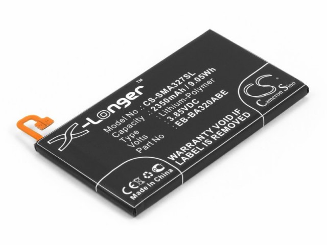 

Аккумулятор CameronSino CS-SMA327SL для Samsung Galaxy A3 2017 (EB-BA320ABE), Li-Pol, 2350mAh, 3.85V (P104.01344), CS-SMA327SL