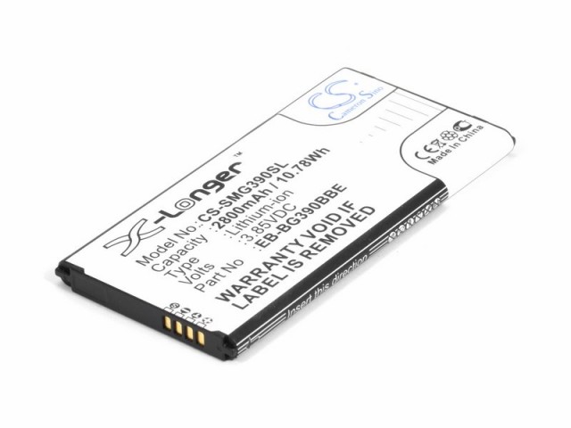 

Аккумулятор CameronSino CS-SMG390SL для Samsung Galaxy Xcover 4 (EB-BG390BBE), Li-Ion, 2800mAh, 3.85V (P104.01367), CS-SMG390SL