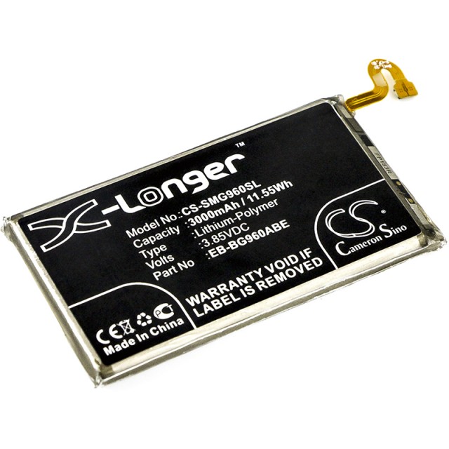 

Аккумулятор CameronSino CS-SMG960SL для Samsung Galaxy S9/ Galaxy S9 Duos, Li-Pol, 3300mAh, 3.85V (P104.00102), CS-SMG960SL