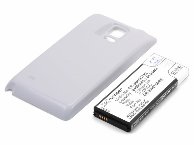 

Аккумулятор CameronSino CS-SMN917HL для Samsung Galaxy Note 4 (EB-BN910BBK), Li-Ion, 6400mAh, 3.85V (P104.01404), CS-SMN917HL