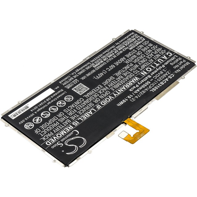 

Аккумулятор Pitatel TPB-110, 3.8V, 5050mAh, Li-pol для Acer Iconia One 10 B3-A10 - ZA6025 (TPB-110), TPB-110