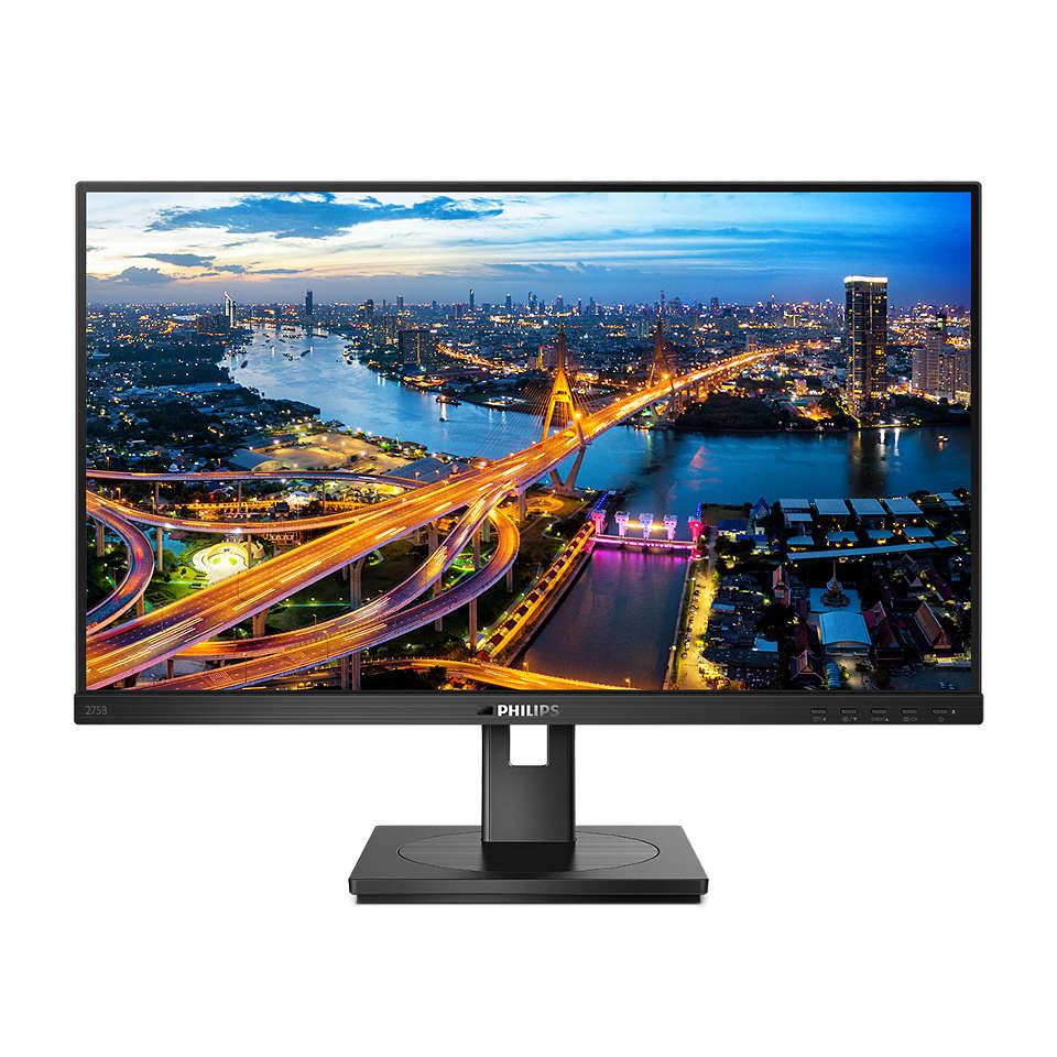 

Монитор 27" Philips 275B1 (00/01) IPS, 2560x1440 (16:9), 300кд/м2, 4мс, 178°/178°, DVI, HDMI, DisplayPort, USB-Hub, черный, 275B1 (00/01)