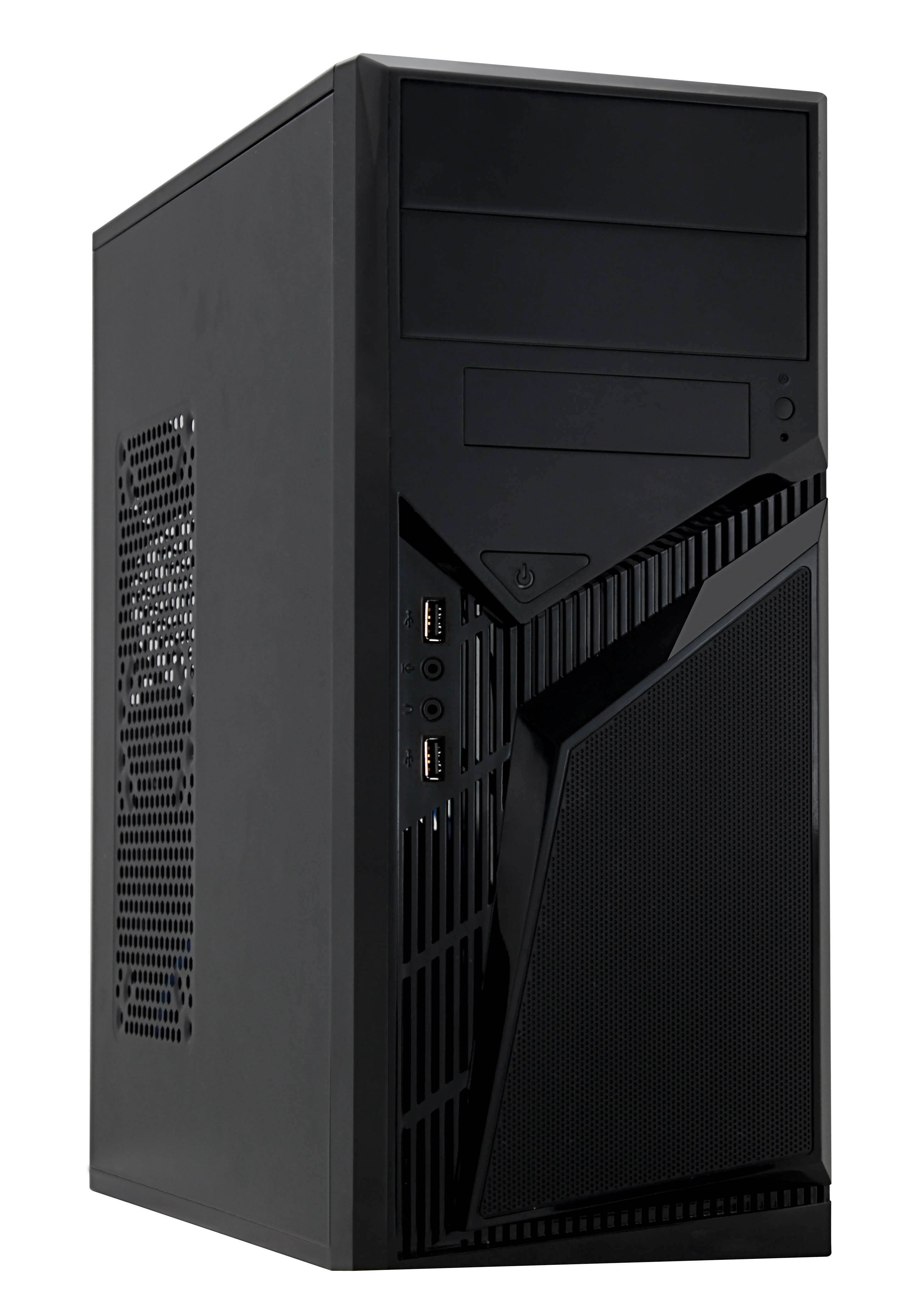 

Корпус PowerCool S1007BK, ATX, Midi-Tower, черный, 500Вт (S1007BK-500W), S1007BK