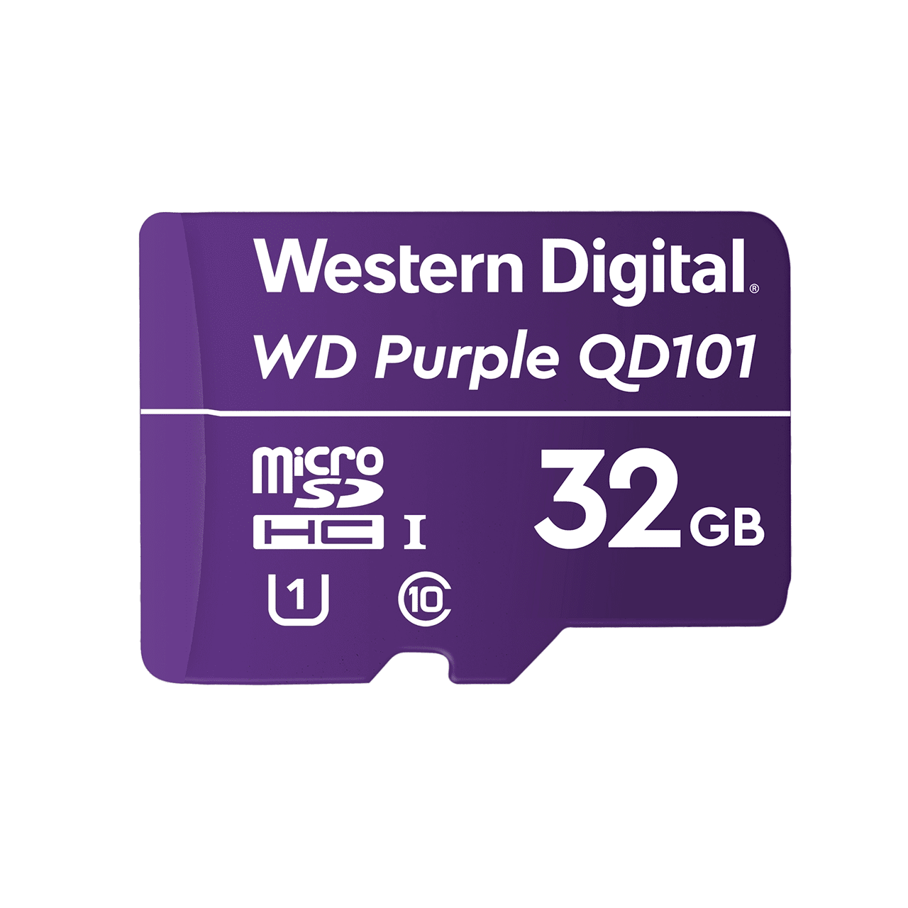 Карта памяти 32Gb microSDHC Western Digital Purple SC QD101 Class 10 UHS-I U1