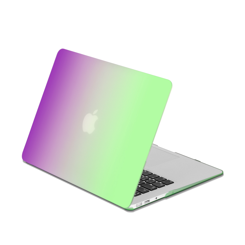 

13.3" Чехол DF c градиентом для MacBook Air (2010-2017), фиолетовый/зеленый, (DF MacCase-05 (purple+green)), MacBook Air (2010-2017)