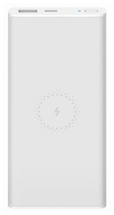 

Портативный аккумулятор (Powerbank) Xiaomi Mi Wireless Power Bank Essential, 10000mAh, 1xUSB, 3A, QC, QI, белый (VXN4294GL), Mi Wireless Power Bank Essential