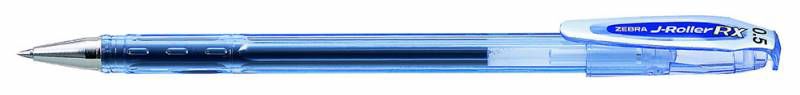 Ручка гелевая Zebra J-ROLLER RX, синий, пластик, колпачок (JJZ1-BL)