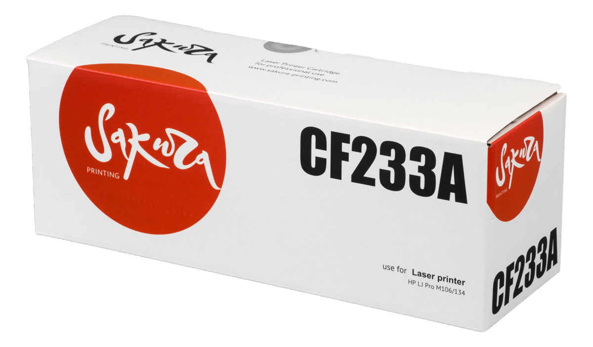 

Картридж лазерный Sakura SACF233A (33A/CF233A), черный, 2300 страниц, совместимый для LJ Pro M106/134