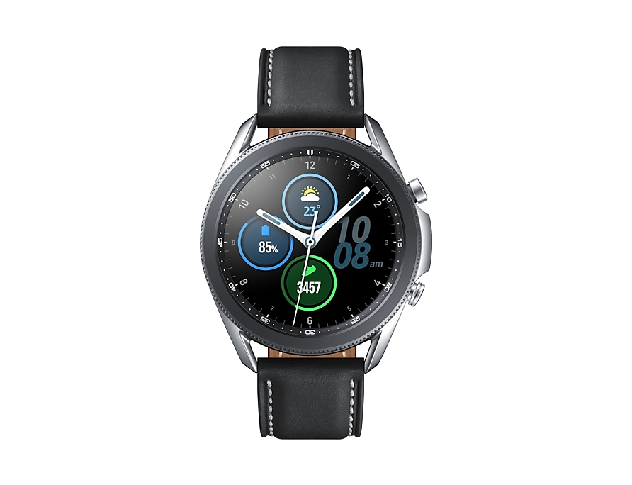

Смарт-часы Samsung Galaxy Watch3 45мм, 1.34" Super AMOLED, серебристый (SM-R840NZSACIS), Galaxy Watch3 45мм