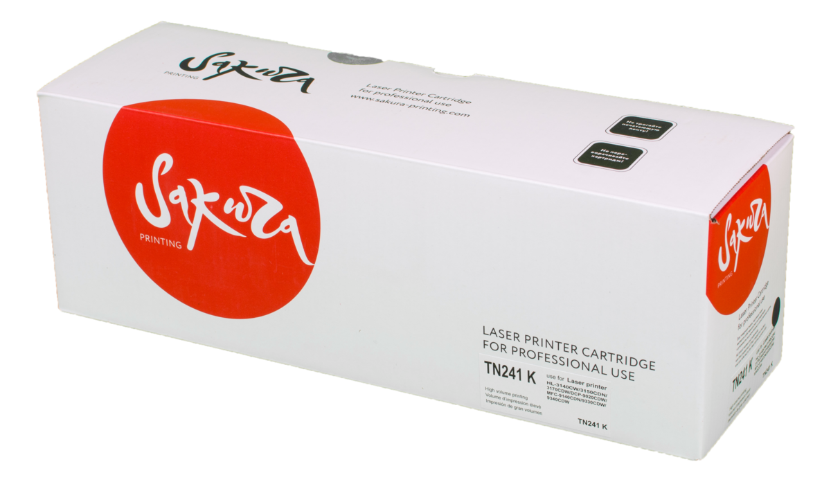 

Картридж лазерный SAKURA SATN241Bk (TN-241Bk), черный, 2600 страниц, совместимый, для Brother HL-3140CW, HL-3150CDW, HL-3170CDW, DCP-9020CDW, MFC-9140CDN, MFC-9330CDW, MFC-9340CDW