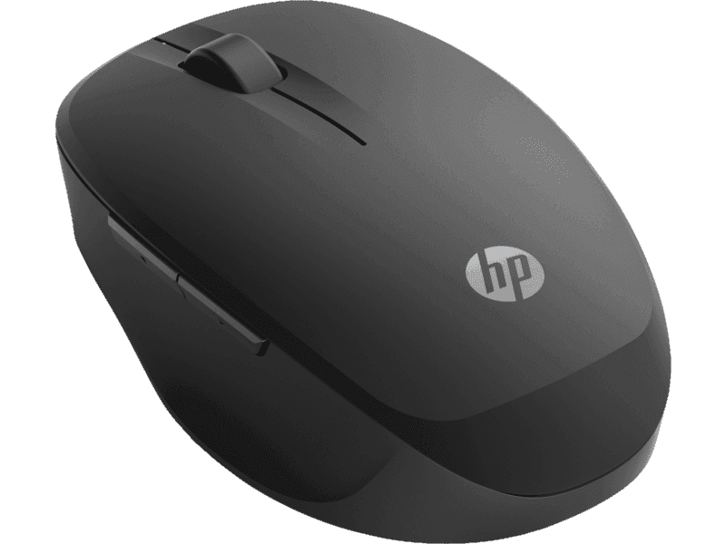 Мышь беспроводная HP Dual Mode, 3600dpi, оптическая светодиодная, Wireless, USB, черный (6CR71AA)