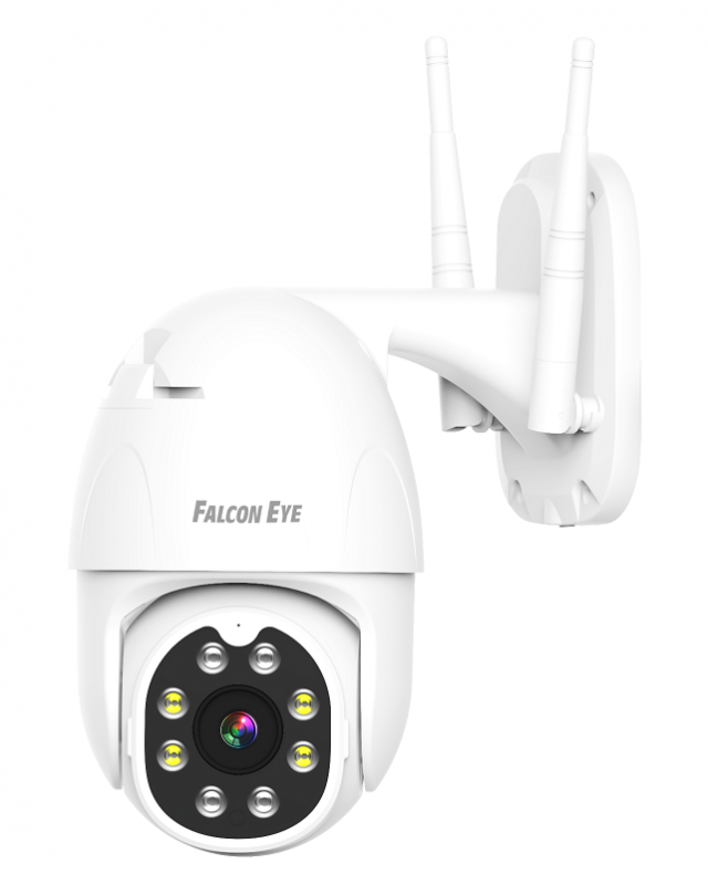 

IP-камера Falcon Eye Patrul 3.6 мм, купольная, поворотная, 2 Мпикс, CMOS, до 1920x1080, ИК подсветка 15м, WiFi, -30 °C/+50 °C, белый, Patrul