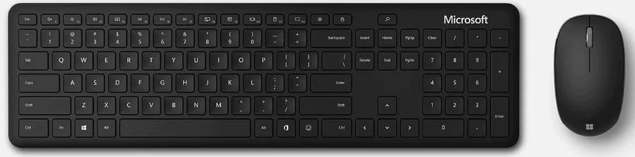 Клавиатура + мышь Microsoft Desktop, беспроводной, Bluetooth, черный (QHG-00011)