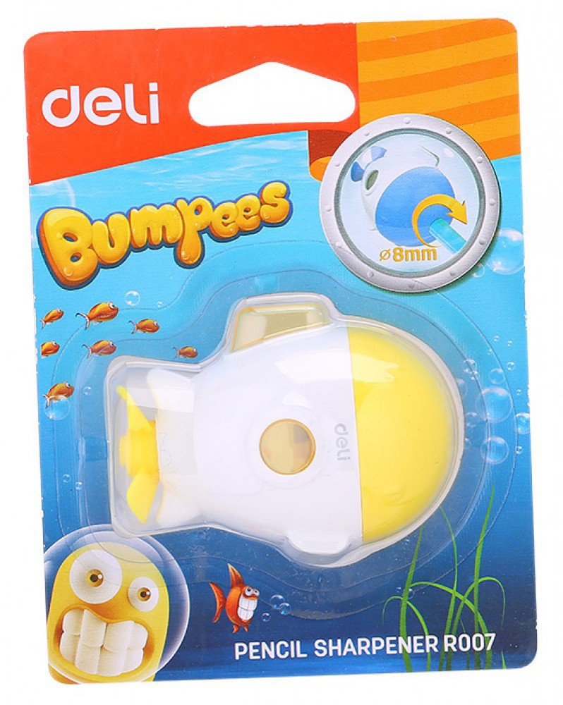 

Точилка для карандашей механическая Deli ER00701 Bumpees, контейнер для стружки, 1 отверстие (1112860), ER00701 Bumpees