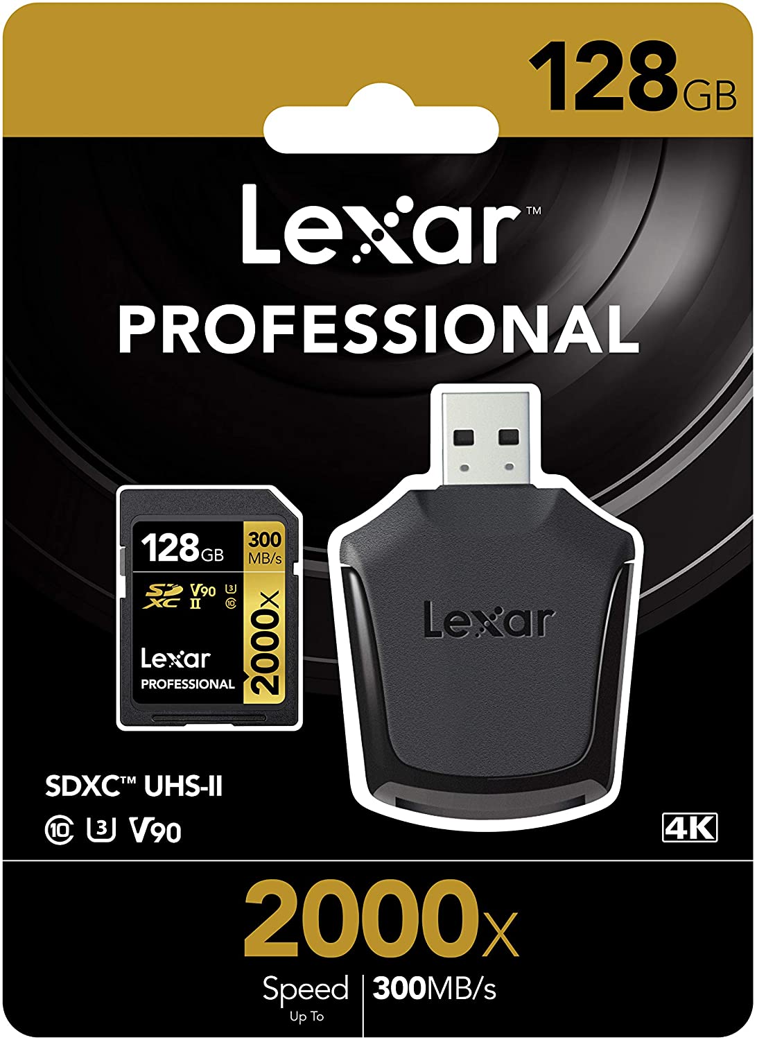 Карта памяти SDXC Lexar, 128Gb, 2000X, USB reader купить в Новосибирске в интернет-магазине e2e4