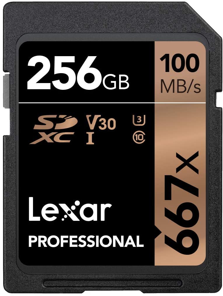 Карта памяти 256Gb SDXC Lexar Professional 667X UHS-I U3 (LSD256B667)