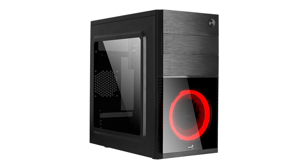 

Корпус AeroCool CS-105 Red, mATX, Mini-Tower, USB 3.0, черный, без БП (4718009152557), CS-105 Red