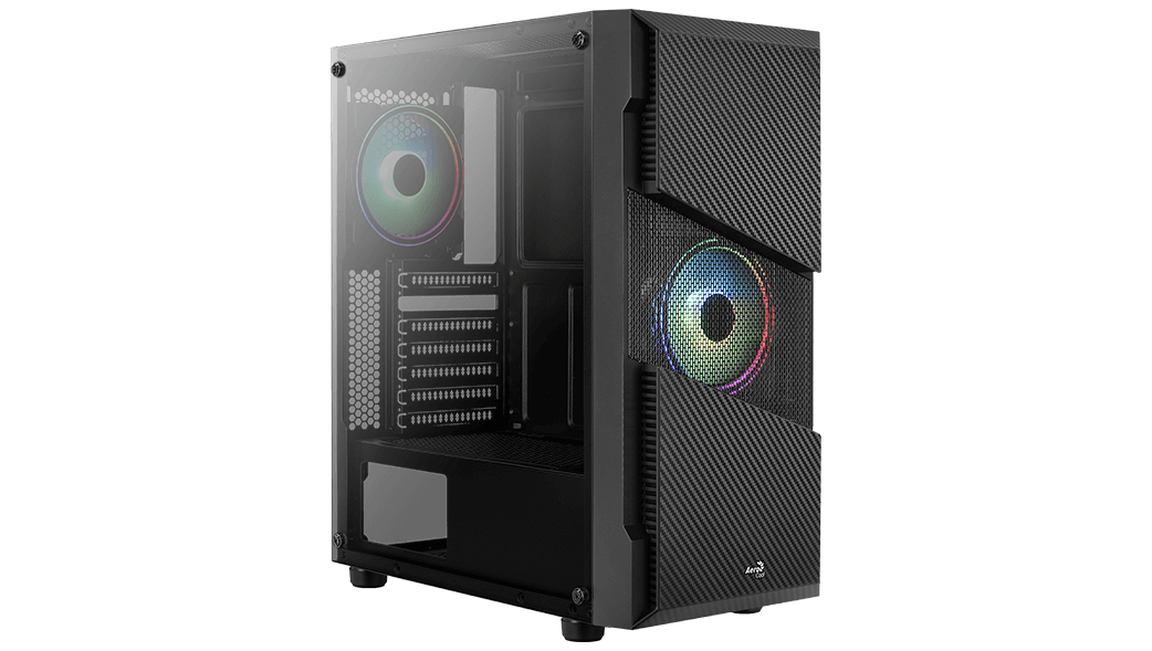 

Корпус AeroCool Menace Saturn RGB, ATX, Midi-Tower, 2xUSB 3.0, черный, Без БП (RGB-G-BK-v1/4710562754186), Menace Saturn RGB